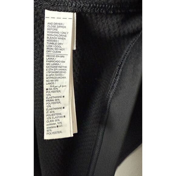 Athleta Whistler Pullover Top Black Size XL Crewneck Wicking Active - Picture 4 of 4